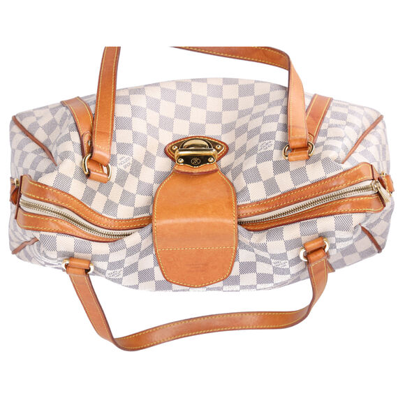 Louis Vuitton Stresa PM Damier Azur Small Shoulder Bag N42220 Beige Multi - Picture 8 of 11